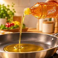 Emano Canola Oil pouring into pan
